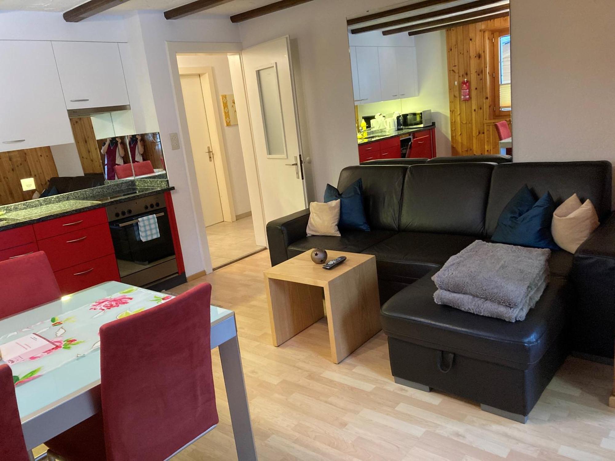 Haus Alpenperle Apartman Saas-Almagell Szoba fotó